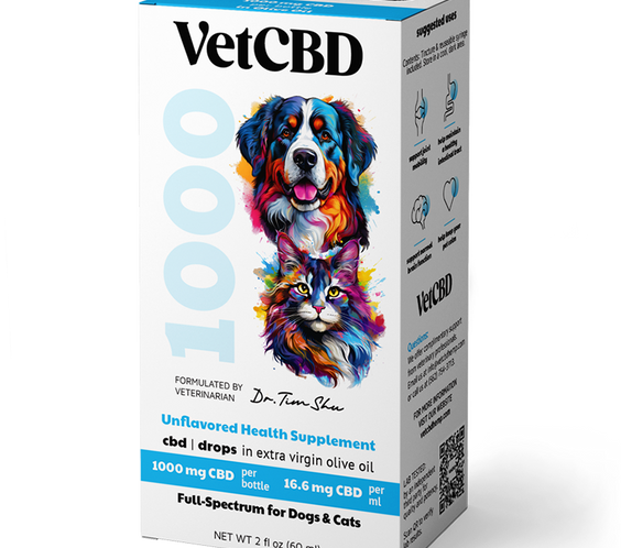 Full-Spectrum CBD Tincture for Dogs & Cats