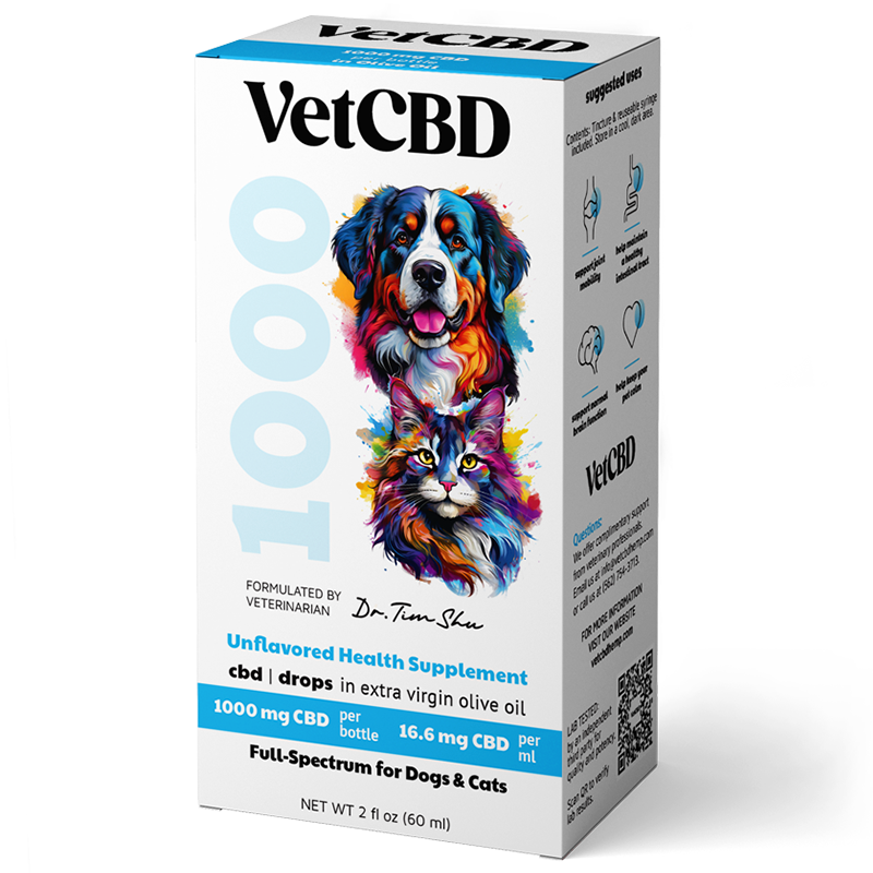 Full-Spectrum CBD Tincture for Dogs & Cats