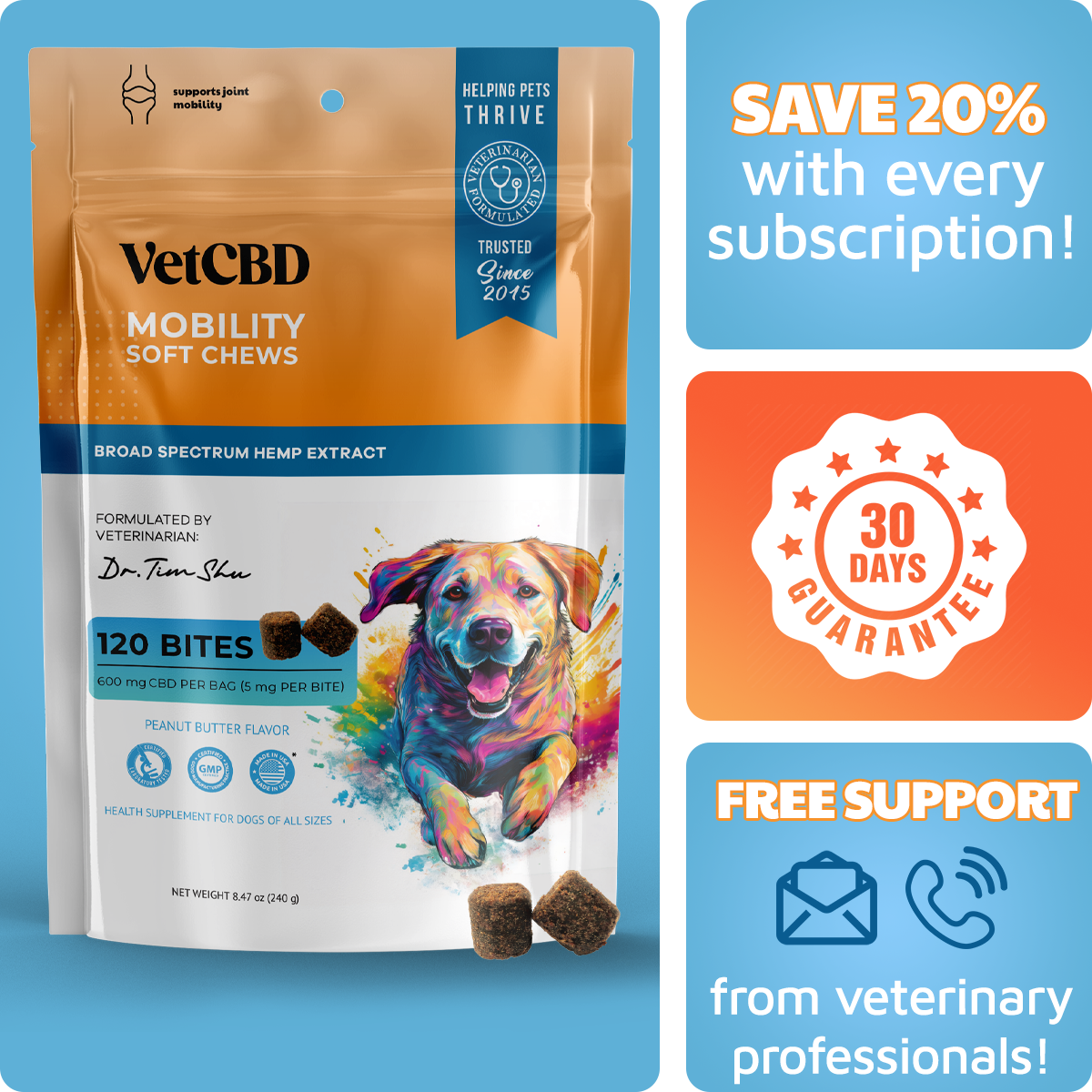 CBD Mobility Chews for Dogs