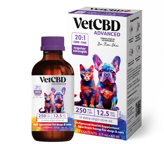 VetCBD Advanced CBD:THC Tinctures