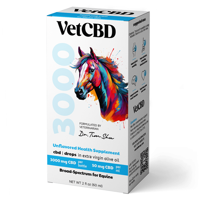 Broad-Spectrum 3000mg CBD Tincture for Equine