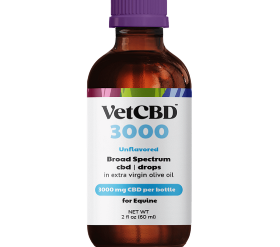Broad-Spectrum 3000mg CBD Tincture for Equine