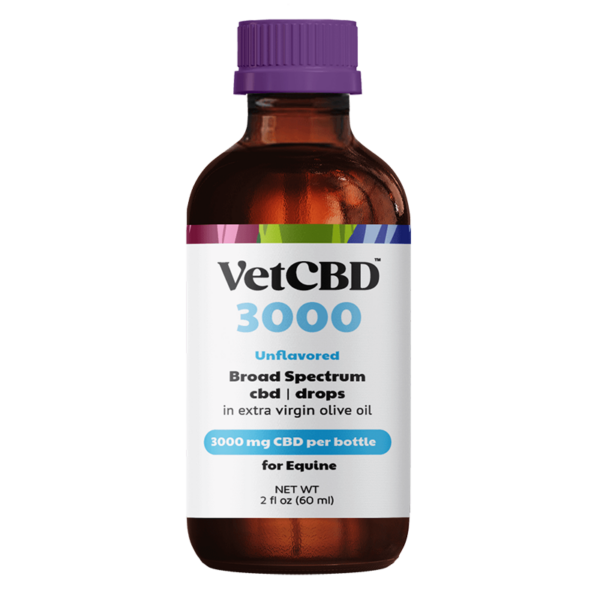 Broad-Spectrum 3000mg CBD Tincture for Equine