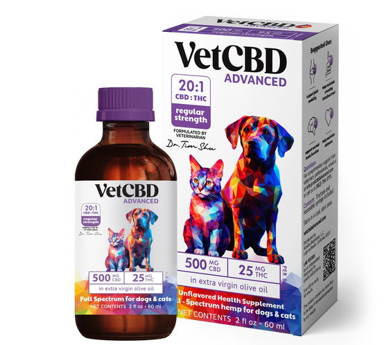 VetCBD Advanced CBD:THC Tinctures