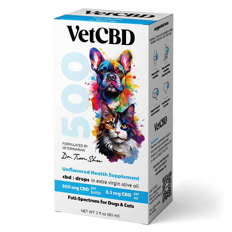Full-Spectrum CBD Tincture for Dogs & Cats