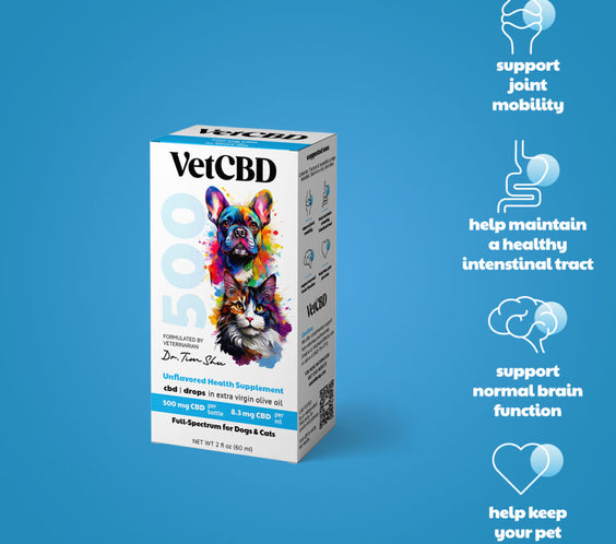 Full-Spectrum CBD Tincture for Dogs & Cats
