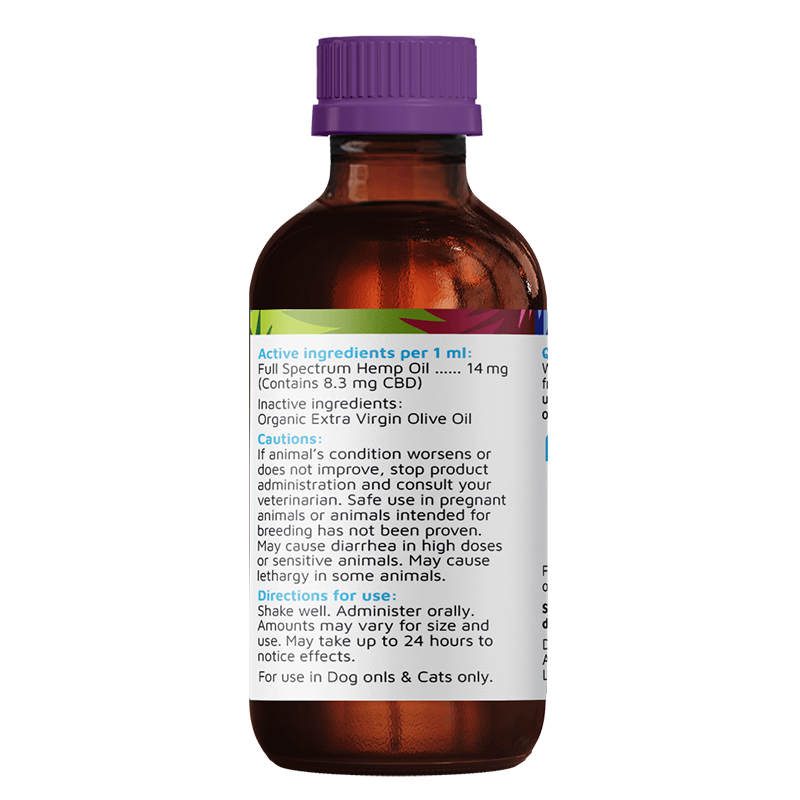 Full-Spectrum CBD Tincture for Dogs & Cats